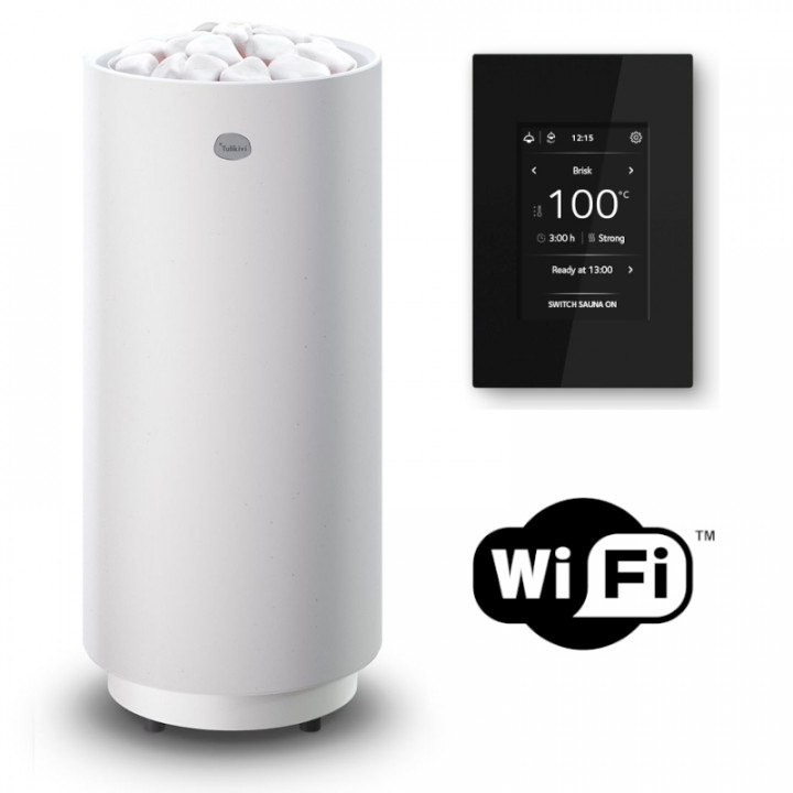 Elektrisk saunavarmer TULIKIVI Pyry, med WIFI kontrolpanel