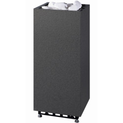 Elektrisk saunaovn TULIKIVI RAE, sort, uden betjeningspanel 