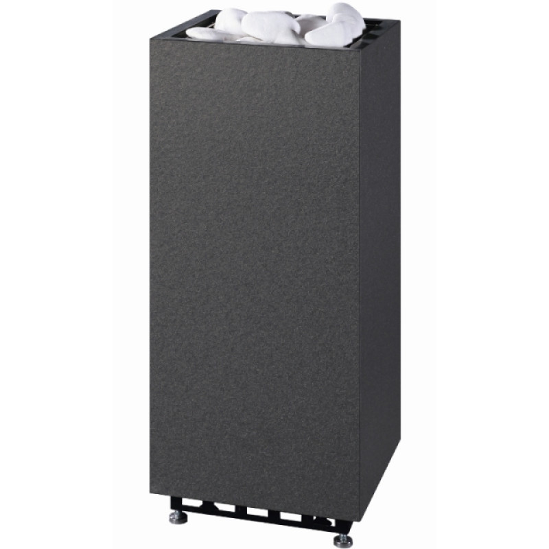 Elektrisk saunaovn TULIKIVI RAE, sort, uden betjeningspanel