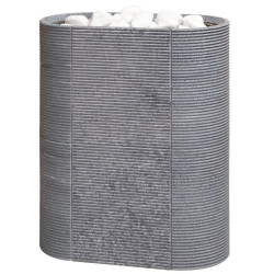 Elektrisk saunavarmer TULIKIVI ROUTA med kontrolpanel  Elektrisk saunavarmer TULIKIVI ROUTA med kontrolpanel