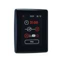 Elektrisk saunaovn - SAUNUM Experience Black med kontrolpanel - 1