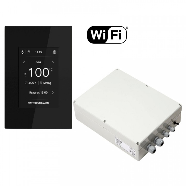 Elektrisk saunaovn TULIKIVI KAARNA Classic M, med WIFI-kontrolpanel