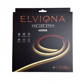 Elviona COB LED Sauna Strip, 4000 K, 5 m