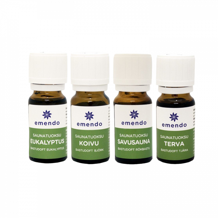 Emendo-aromasæt til sauna 4x10ml