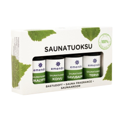 Emendo-aromasæt til sauna 4x10ml 