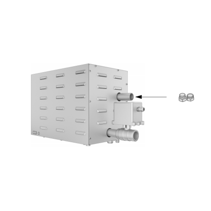 Messingforening til dampgenerator Eos SteamAttrac