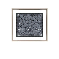 Sikkerhedsgelænder - til EOS Mega S HD varmelegeme med monteringsbeslag, valnød 