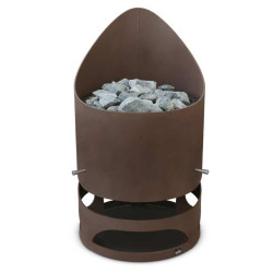 Elektrisk saunavarmer - EOS Zeus HD, brun 