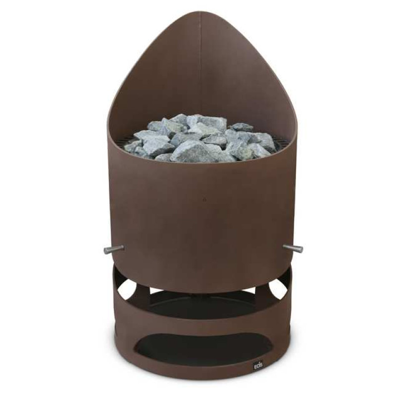 Elektrisk saunavarmer - EOS Zeus HD, brun