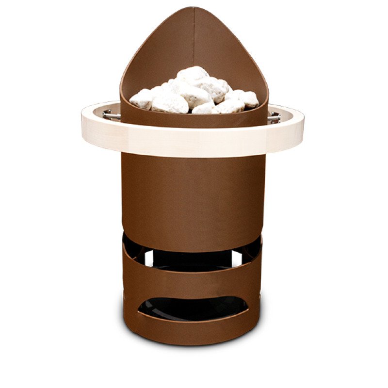 Elektrisk saunaovn - EOS Zeus S, brun