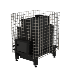 Brændefyret saunaovn - VILPRA ETNA-22-N-V med indvendigt brændkammer 