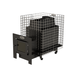 Brændefyret saunaovn - VILPRA ETNA-22-NL-V med eksternt brændkammer 