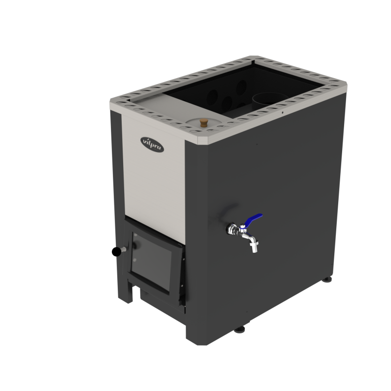 Brændefyret saunaovn - VILPRA ETNA-22-WT-V med vandtank