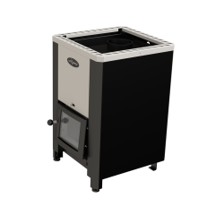 Brændefyret saunaovn - VILPRA FORNAX-E-V med indvendigt brændkammer 