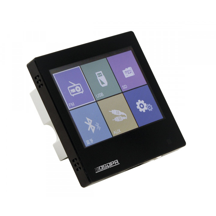 Smart Home on Wall Music Forstærker DSPPA DM837. Sort