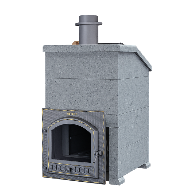 Brændeovn til sauna - Gefest GFS ZK 45 (P) President 1160/60 Fedtsten