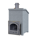 Brændeovn til sauna - Gefest GFS ZK 25 (P) Præsident 1020/60 Fedtsten - 0