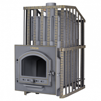Brændefyret saunaovn - Gefest Groza Uragan 24 (P)