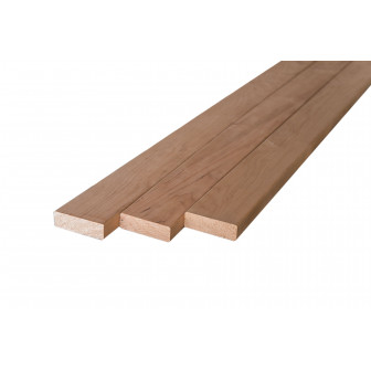 Bænketræ, 28 x 90 mm, sort elletræ, A-klasse