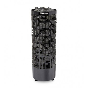 Elektrisk saunaovn - HARVIA Cilindro Black Steel PC70E 6,8 kW