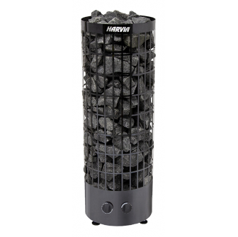 Elektrisk saunaovn - HARVIA Cilindro Black Steel PC90 9 kW