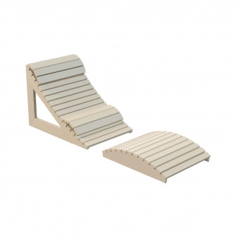 Harvia ergonomisk sauna liggestol, asp