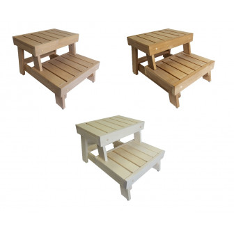 HARVIA Formula saunabænk - trin, 770x600x510mm