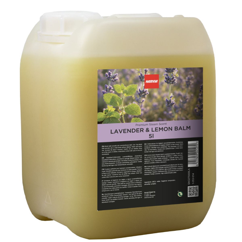 HARVIA dampbad aromatiske olier, lavendel og citronmelisse 5 l