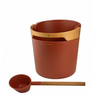 HARVIA Helmi saunaspand- og øsesæt, Terracotta