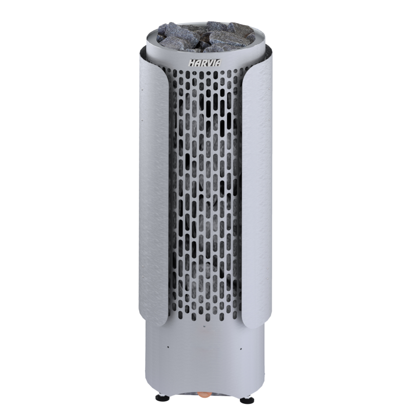 Beskyttelseskappe Harvia Cilindro Plus børstet stål