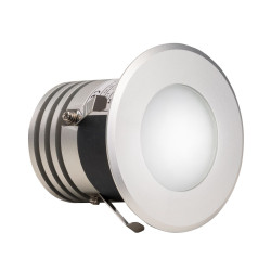 Harvia RGBW LED saunalampe, 5 W, 90 mm diameter 