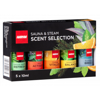HARVIA Sauna Duftsæt, 5 x 10 ml
