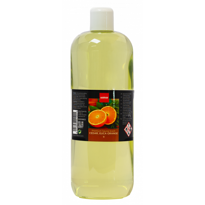 HARVIA saunaduftkoncentrat, cedertræ, eukalyptus, appelsin, 1 l