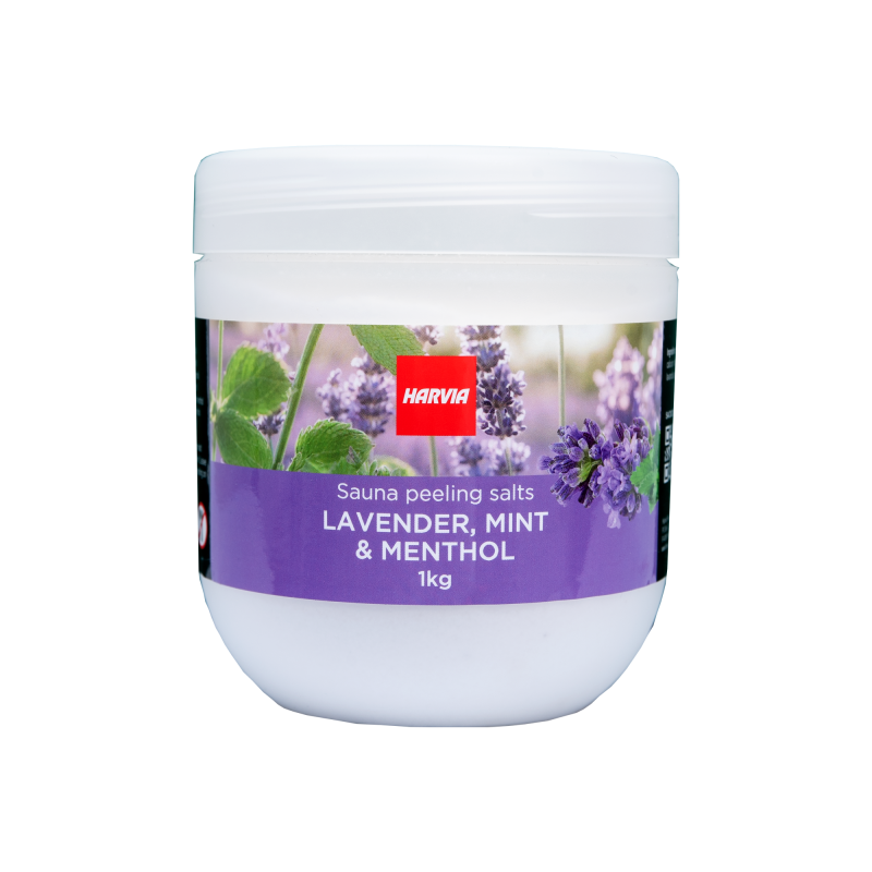 Sauna peeling salt HARVIA lavendel mynte 1 kg
