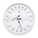 HARVIA termo-hygrometer rundt, hvidt - 0