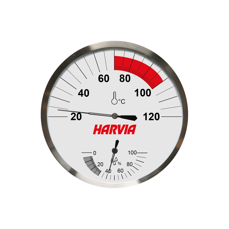 HARVIA termometer-hygrometer 130 mm