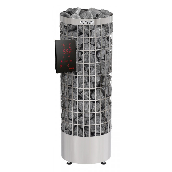 Elektrisk saunaovn - HARVIA Cilindro PC110XW med Xenio WiFi, 10.8 kW