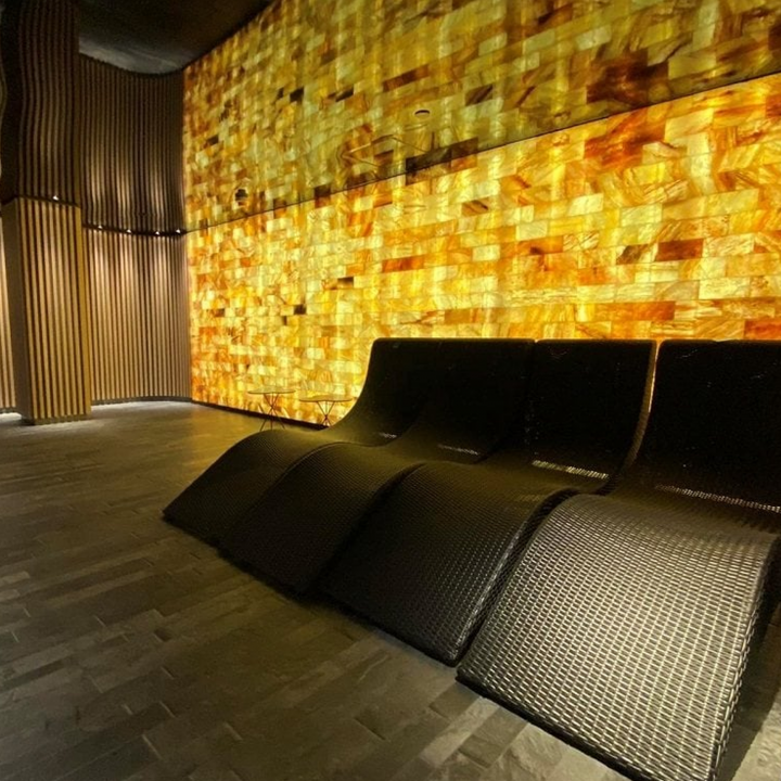 Himalayasaltsten med glat overflade 300 × 200 × 38 mm