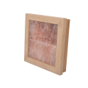 Himalaya salt lys uden lyn, abachi træ - 1