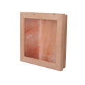 Himalaya salt lys LED, sort elletræ - 2