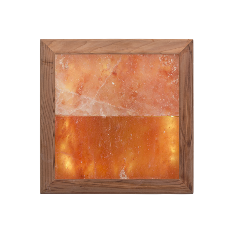 Himalaya salt lys LED, cedertræ