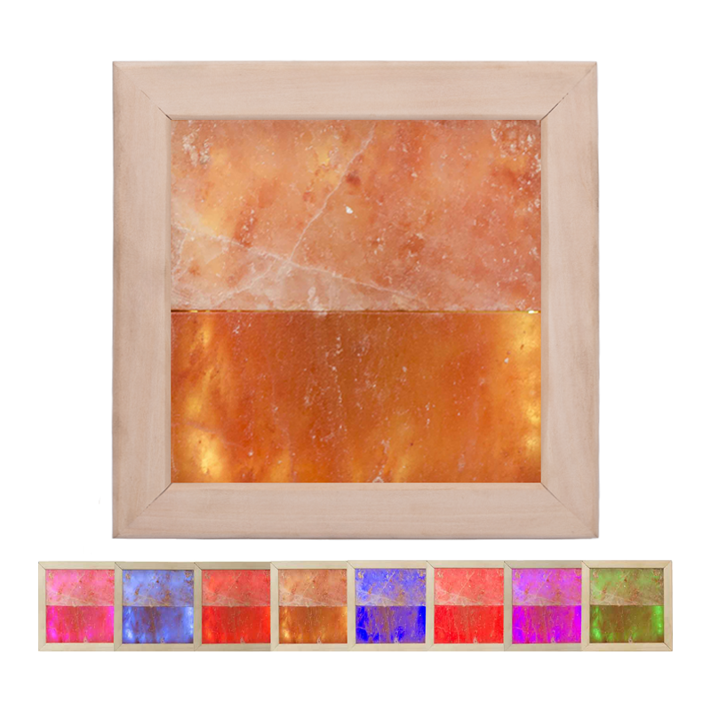 Himalaya salt lys LED RGB, lindetræ