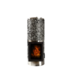 Brændefyret saunaovn - IKI KIVI JR 