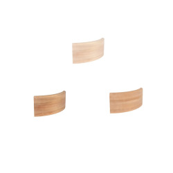 Yderbue til modulære saunabænke, 400 mm  Yderbue til modulære saunabænke, 400 mm