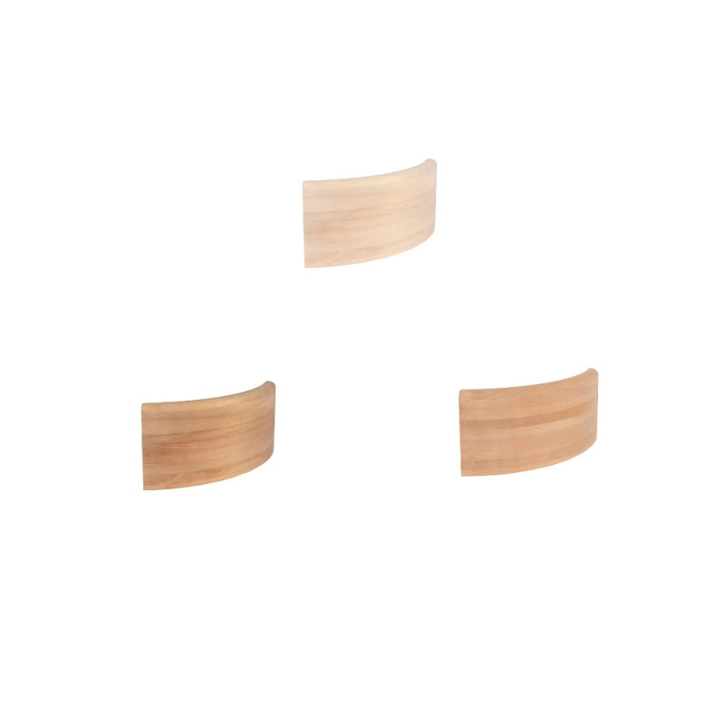 Yderbue til modulære saunabænke, 400 mm