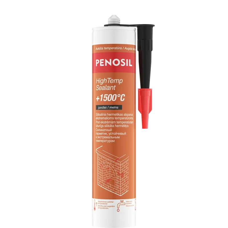 Sort varmebestandig fugemasse PENOSIL
