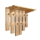 Bøjle med hylde - NAGI 550x260x500