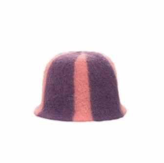 Saunahat - Stribet, lilla, pink