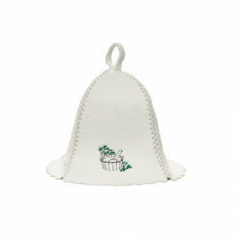 Saunahat - en spand med en slev