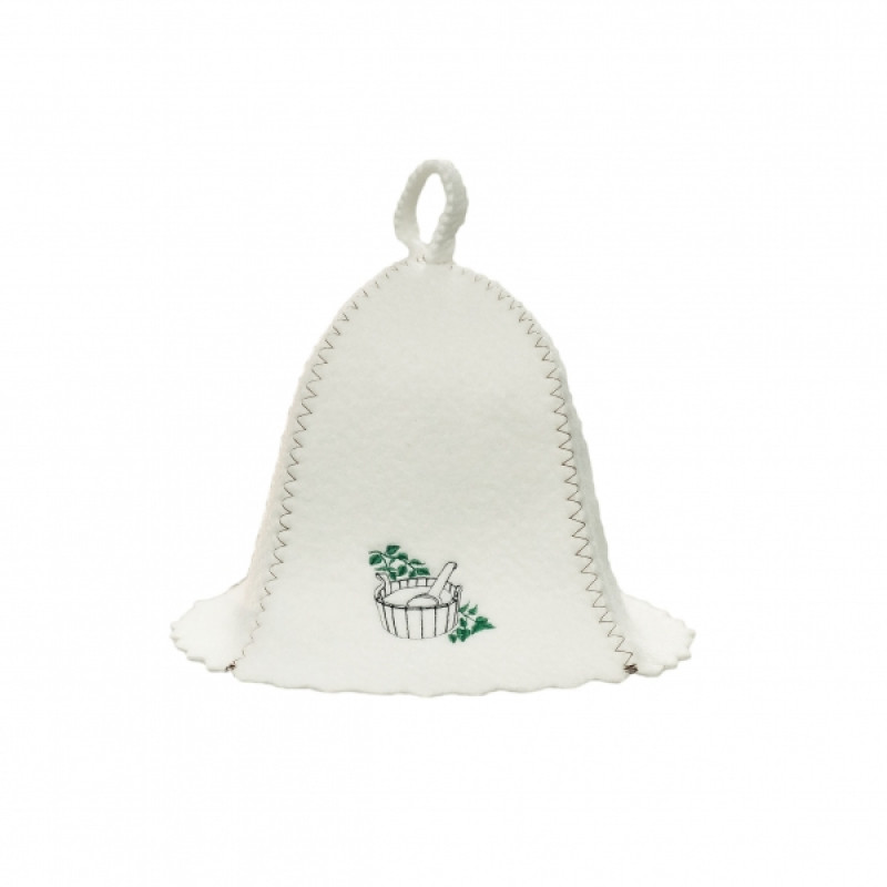 Saunahat - en spand med en slev